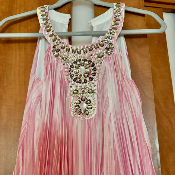 BCBGMAXAZRIA
Rhinestone Collar
Multi Color Maxi Dress - Picture 3 of 8